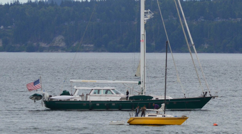 "Oh honey, how cute, their boat is like a broken little rubber ducky!"