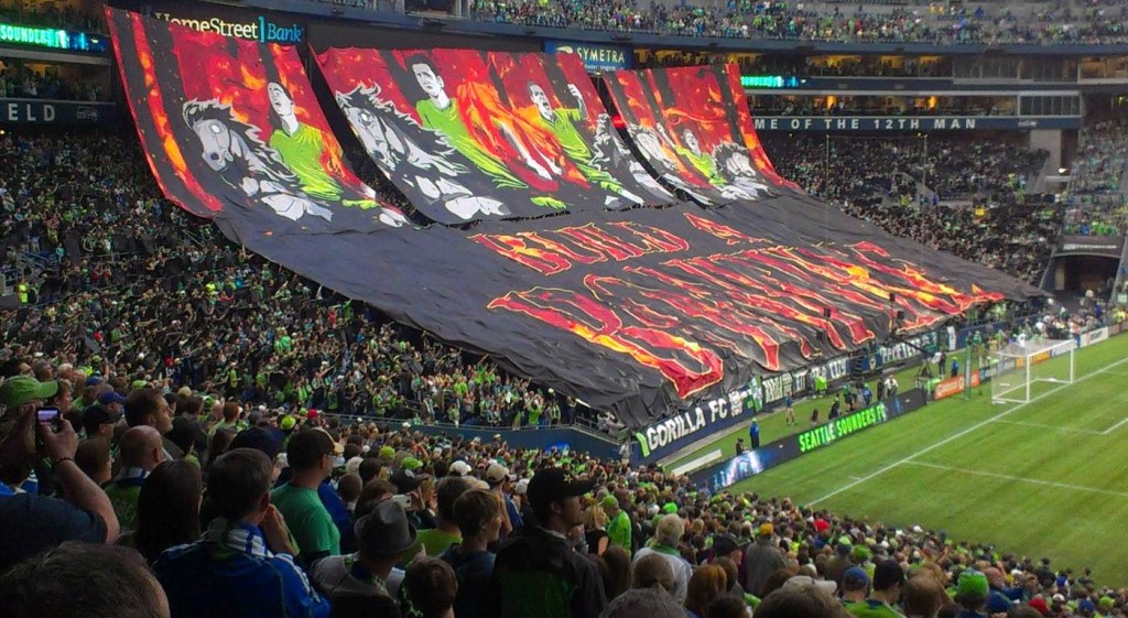 "Build a Bonfire" TIFO