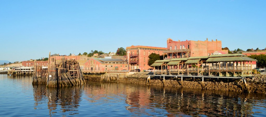 Historic waterfront of Port Townsend (old and brick)