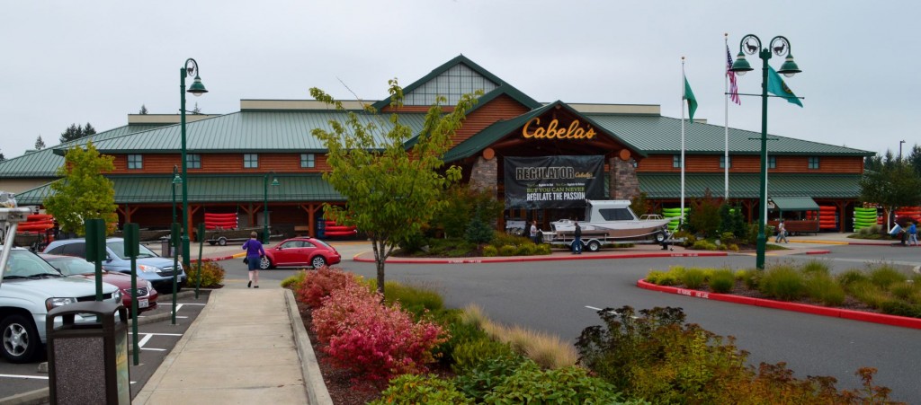 Saturday morning drive to Olympia, shopping at Cabellas