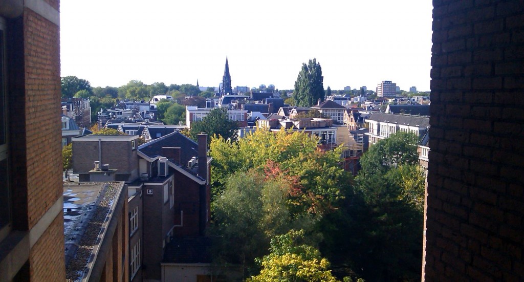 View from my desk at the Marriott